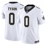 Men's New Orleans Saints #0 Jordyn Tyson White 2026 F.U.S.E Vapor Limited Football Stitched Jersey