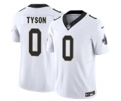 Men's New Orleans Saints #0 Jordyn Tyson White 2026 F.U.S.E Vapor Limited Football Stitched Jersey