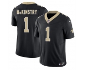 Men's New Orleans Saints #1 Kool-Aid McKinstry Black 2026 F.U.S.E. Vapor Limited Football Stitched Jersey