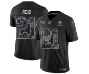 Men's New Orleans Saints #21 Justin Reid Black F.U.S.E. 2026 Salute to Service Limited Football Stitched Jersey