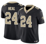 Men's New Orleans Saints #24 Devin Neal Black 2025 F.U.S.E Vapor Limited Football Stitched Jersey