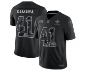 Men's New Orleans Saints #41 Alvin Kamara Black F.U.S.E. 2026 Salute to Service Limited Football Stitched Jersey