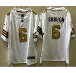 Men's New Orleans Saints #6 Tyler Shough Limited White Alternate Vapor Jersey