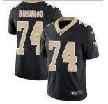 Men's New Orleans Saints #74 Jermon Bushrod Black Vapor Limited Stitched Jersey