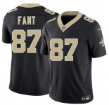 Men's New Orleans Saints #87 Noah Fant Black 2026 F.U.S.E Vapor Limited Football Stitched Jersey