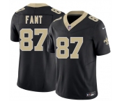 Men's New Orleans Saints #87 Noah Fant Black 2026 F.U.S.E Vapor Limited Football Stitched Jersey