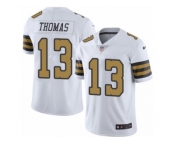 Men's Nike New Orleans Saints #13 Michael Thomas Limited White Rush NFL Jersey