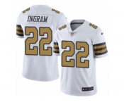 Men's Nike New Orleans Saints #22 Mark Ingram Limited White Rush NFL Jersey