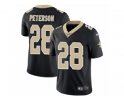 Men's Nike New Orleans Saints #28 Adrian Peterson Vapor Untouchable Limited Black Team Color NFL Jersey