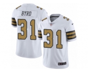 Men's Nike New Orleans Saints #31 Jairus Byrd Limited White Rush NFL Jersey