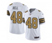 Men's Nike New Orleans Saints #48 Vonn Bell Limited White Rush NFL Jersey