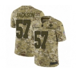 Men's Nike New Orleans Saints #57 Rickey Jackson Limited Camo 2018 Salute to Service NFL Jersey