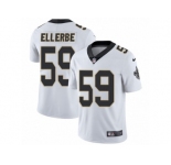 Men's Nike New Orleans Saints #59 Dannell Ellerbe Vapor Untouchable Limited White NFL Jersey
