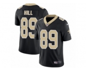 Men's Nike New Orleans Saints #89 Josh Hill Vapor Untouchable Limited Black Team Color NFL Jersey