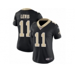 Women Nike New Orleans Saints #11 Tommylee Lewis Black Team Color Vapor Untouchable Limited Player NFL Jersey