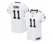 Women Nike New Orleans Saints #11 Tommylee Lewis Game White NFL Jersey