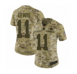 Women's Nike New Orleans Saints #11 Tommylee Lewis Limited Camo 2018 Salute to Service NFL Jersey