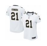 Women's Nike New Orleans Saints #21 Alvin Kamara Limited White NFL Jersey