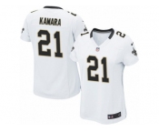 Women's Nike New Orleans Saints #21 Alvin Kamara Limited White NFL Jersey
