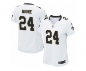 Women's Nike New Orleans Saints #24 Sterling Moore Limited White NFL Jersey
