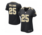 Women's Nike New Orleans Saints #25 P. J. Williams Game Black Team Color NFL Jersey