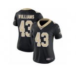 Women's Nike New Orleans Saints #43 Marcus Williams Limited Black Team Color NFL Jersey
