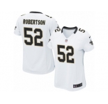 Women's Nike New Orleans Saints #52 Craig Robertson Game White NFL Jersey