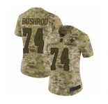 Women's Nike New Orleans Saints #74 Jermon Bushrod Limited Camo 2018 Salute to Service NFL Jersey