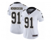 Women's Nike New Orleans Saints #91 Trey Hendrickson Vapor Untouchable Limited White NFL Jersey