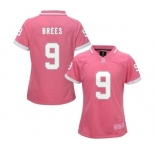 nike women nfl jerseys new orleans saints #9 drew brees pink[nike 2015]