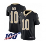Youth New Orleans Saints #10 Tre'Quan Smith Black Team Color Vapor Untouchable Limited Player 100th Season Football Jersey
