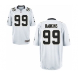 Youth New Orleans Saints #99 Sheldon Rankins White Game Jersey
