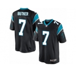 Youth Nike Carolina Panthers #7 Harrison Butker Limited Black Team Color NFL Jersey
