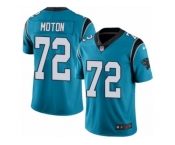 Youth Nike Carolina Panthers #72 Taylor Moton Limited Blue Rush NFL Jersey