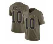 Youth Nike New Orleans Saints #10 Chase Daniel Limited Olive 2017 Salute to Service NFL Jerse