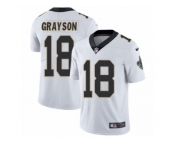 Youth Nike New Orleans Saints #18 Garrett Grayson Vapor Untouchable Limited White NFL Jersey