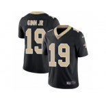 Youth Nike New Orleans Saints #19 Ted Ginn Jr Black Team Color Vapor Untouchable Limited Player NFL Jersey