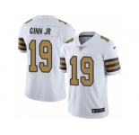 Youth Nike New Orleans Saints #19 Ted Ginn Jr Limited White Rush NFL Jersey