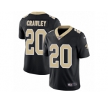 Youth Nike New Orleans Saints #20 Ken Crawley Black Team Color Vapor Untouchable Limited Player NFL Jersey