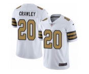 Youth Nike New Orleans Saints #20 Ken Crawley Limited White Rush Vapor Untouchable NFL Jersey