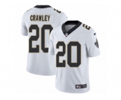 Youth Nike New Orleans Saints #20 Ken Crawley White Vapor Untouchable Limited Player NFL Jersey