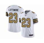 Youth Nike New Orleans Saints #23 Marshon Lattimore Limited White Rush Vapor Untouchable NFL Jersey