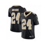 Youth Nike New Orleans Saints #24 Sterling Moore Vapor Untouchable Limited Black Team Color NFL Jersey