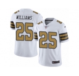 Youth Nike New Orleans Saints #25 P. J. Williams Limited White Rush NFL Jersey