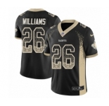 Youth Nike New Orleans Saints #26 P. J. Williams Limited Black Rush Drift Fashion NFL Jersey