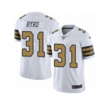 Youth Nike New Orleans Saints #31 Jairus Byrd Limited White Rush NFL Jersey
