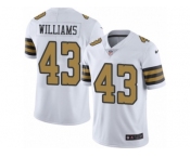 Youth Nike New Orleans Saints #43 Marcus Williams Limited White Rush NFL Jerse