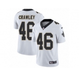 Youth Nike New Orleans Saints #46 Ken Crawley Vapor Untouchable Limited White NFL Jersey