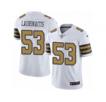 Youth Nike New Orleans Saints #53 James Laurinaitis Limited White Rush NFL Jersey