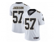 Youth Nike New Orleans Saints #57 Rickey Jackson Vapor Untouchable Limited White NFL Jersey